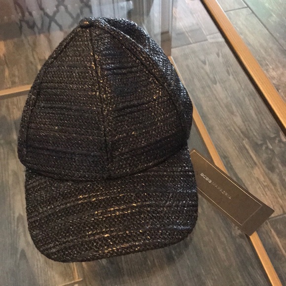 BCBG MAXAZRIA Natural Texture Baseball Cap NWT - Picture 3 of 8